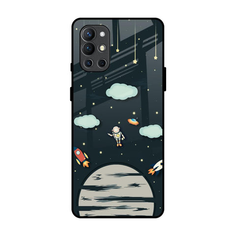Astronaut Dream OnePlus 9R Glass Back Cover Online