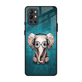 Adorable Baby Elephant OnePlus 9R Glass Back Cover Online