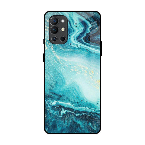 Sea Water OnePlus 9R Glass Back Cover Online