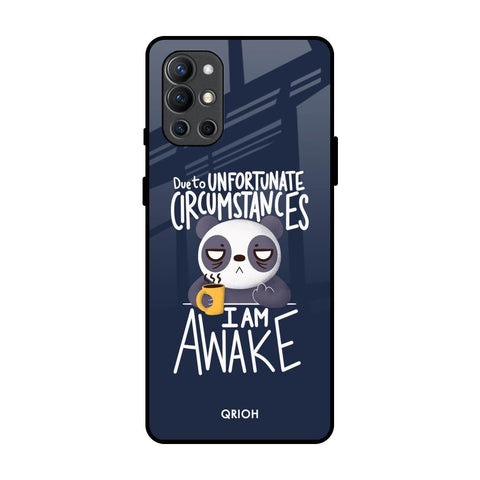 Struggling Panda OnePlus 9R Glass Back Cover Online