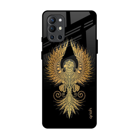 Mythical Phoenix Art OnePlus 9R Glass Back Cover Online