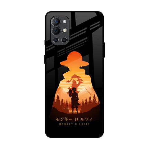 Luffy One Piece OnePlus 9R Glass Back Cover Online