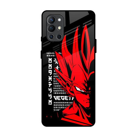 Red Vegeta OnePlus 9R Glass Back Cover Online
