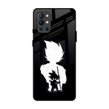 Monochrome Goku OnePlus 9R Glass Back Cover Online