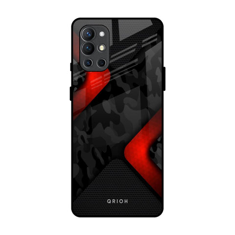 Modern Camo Abstract OnePlus 9R Glass Back Cover Online