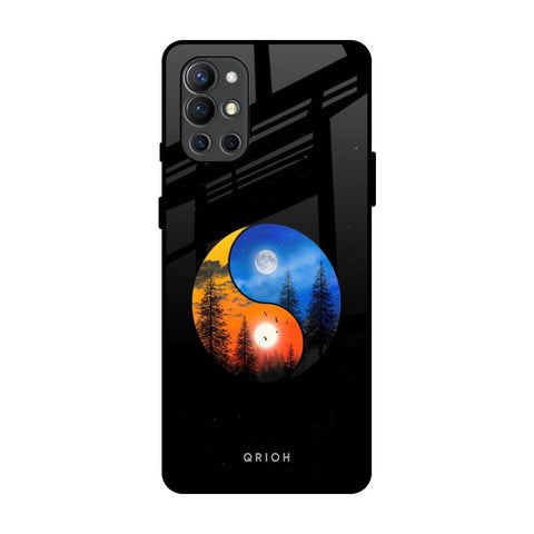 Yin Yang Balance OnePlus 9R Glass Back Cover Online