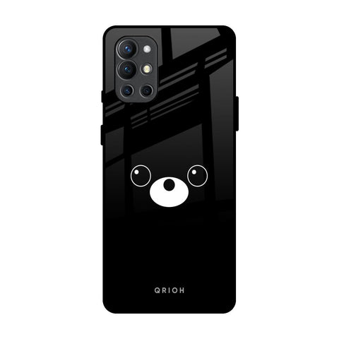 Cute Bear OnePlus 9R Glass Back Cover Online