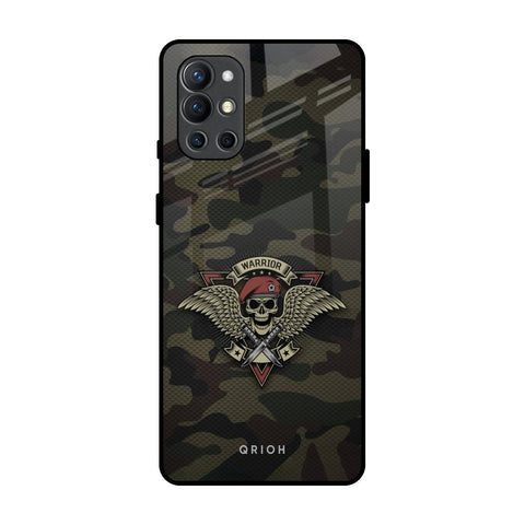Army Warrior OnePlus 9R Glass Back Cover Online