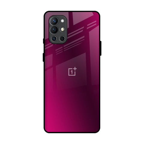 Pink Burst OnePlus 9R Glass Back Cover Online