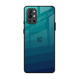 Green Triangle Pattern OnePlus 9R Glass Back Cover Online