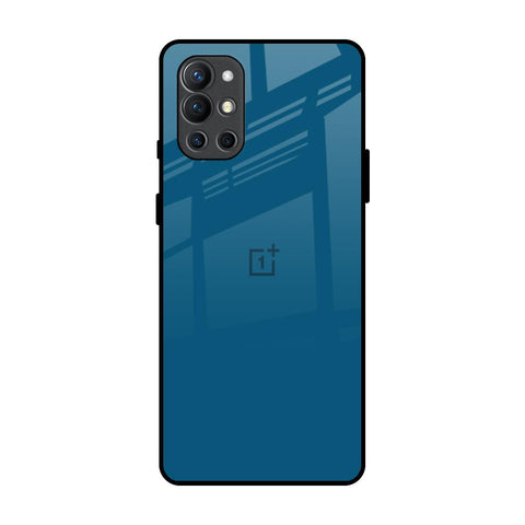 Cobalt Blue OnePlus 9R Glass Back Cover Online