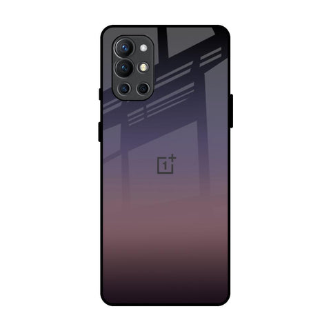 Grey Ombre OnePlus 9R Glass Back Cover Online