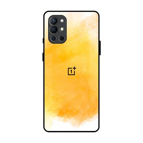 Rustic Orange OnePlus 9R Glass Back Cover Online