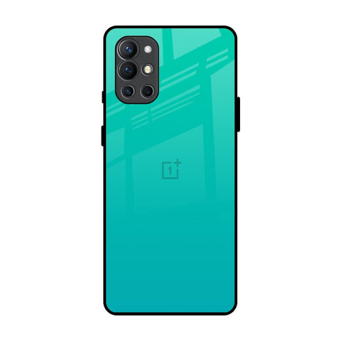 Cuba Blue OnePlus 9R Glass Back Cover Online
