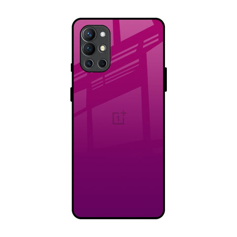 Magenta Gradient OnePlus 9R Glass Back Cover Online