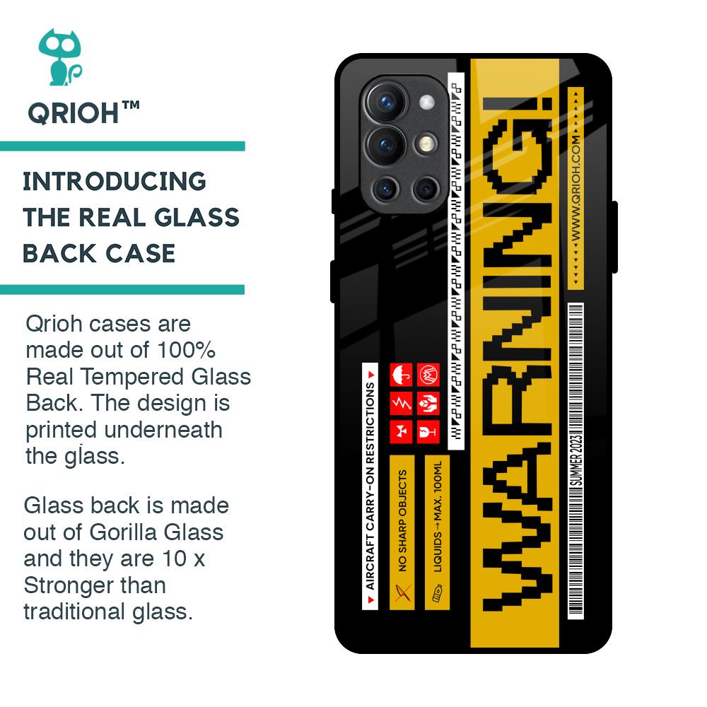 Aircraft Warning Glass Case for OnePlus 9R