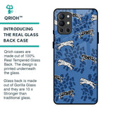 Blue Cheetah Glass Case for OnePlus 9R