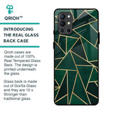 Abstract Green Glass Case For OnePlus 9R