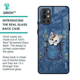 Kitty In Pocket Glass Case For OnePlus 9R