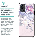 Elegant Floral Glass Case for OnePlus 9R