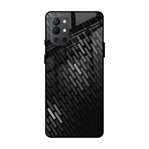 Dark Abstract Pattern OnePlus 9R Glass Cases & Covers Online