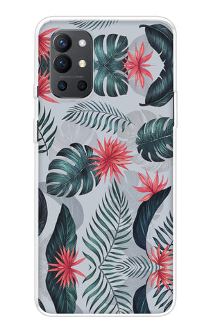 Retro Floral Leaf OnePlus 9R Back Cover