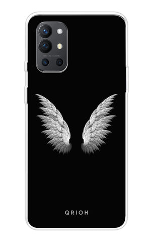 White Angel Wings OnePlus 9R Back Cover