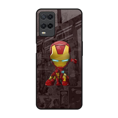 Angry Baby Super Hero Realme 8 Glass Back Cover Online