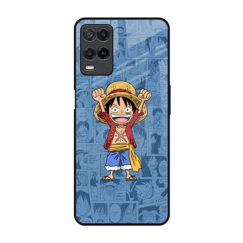 Chubby Anime Realme 8 Glass Back Cover Online