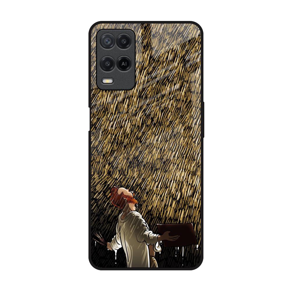 Rain Festival Realme 8 Glass Back Cover Online