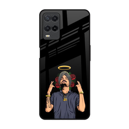 Punjabi Singer Poster Realme 8 Glass Back Cover Online