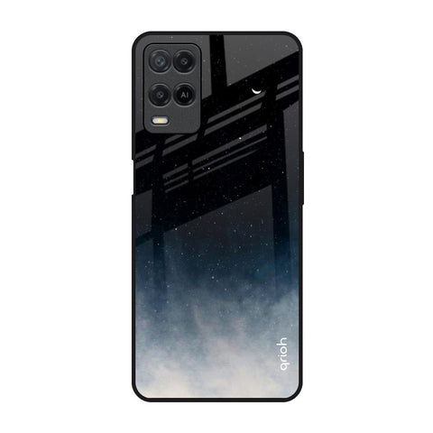 Black Aura Realme 8 Glass Back Cover Online