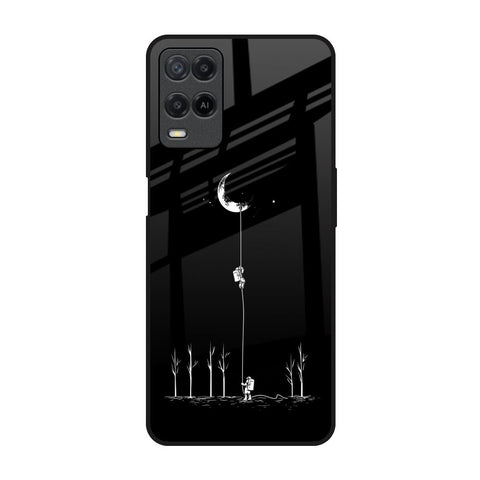 Catch the Moon Realme 8 Glass Back Cover Online