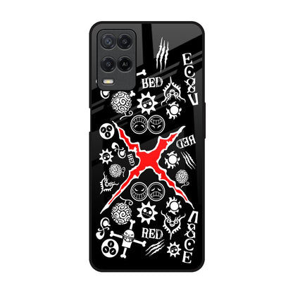 Red Zone Realme 8 Glass Back Cover Online