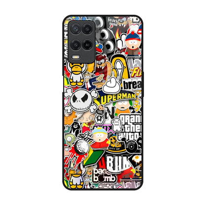 Boosted Realme 8 Glass Back Cover Online