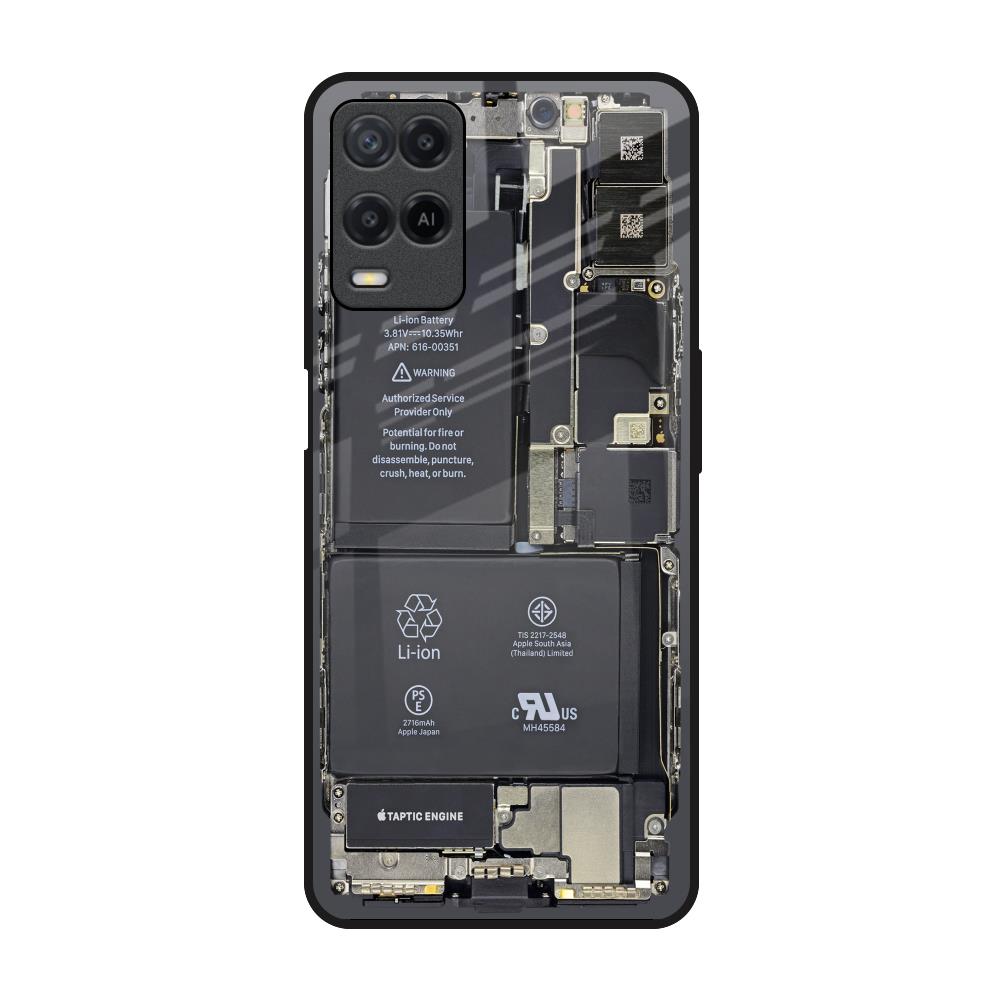 Skeleton Inside Realme 8 Glass Back Cover Online