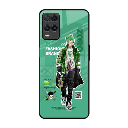 Zoro Bape Realme 8 Glass Back Cover Online