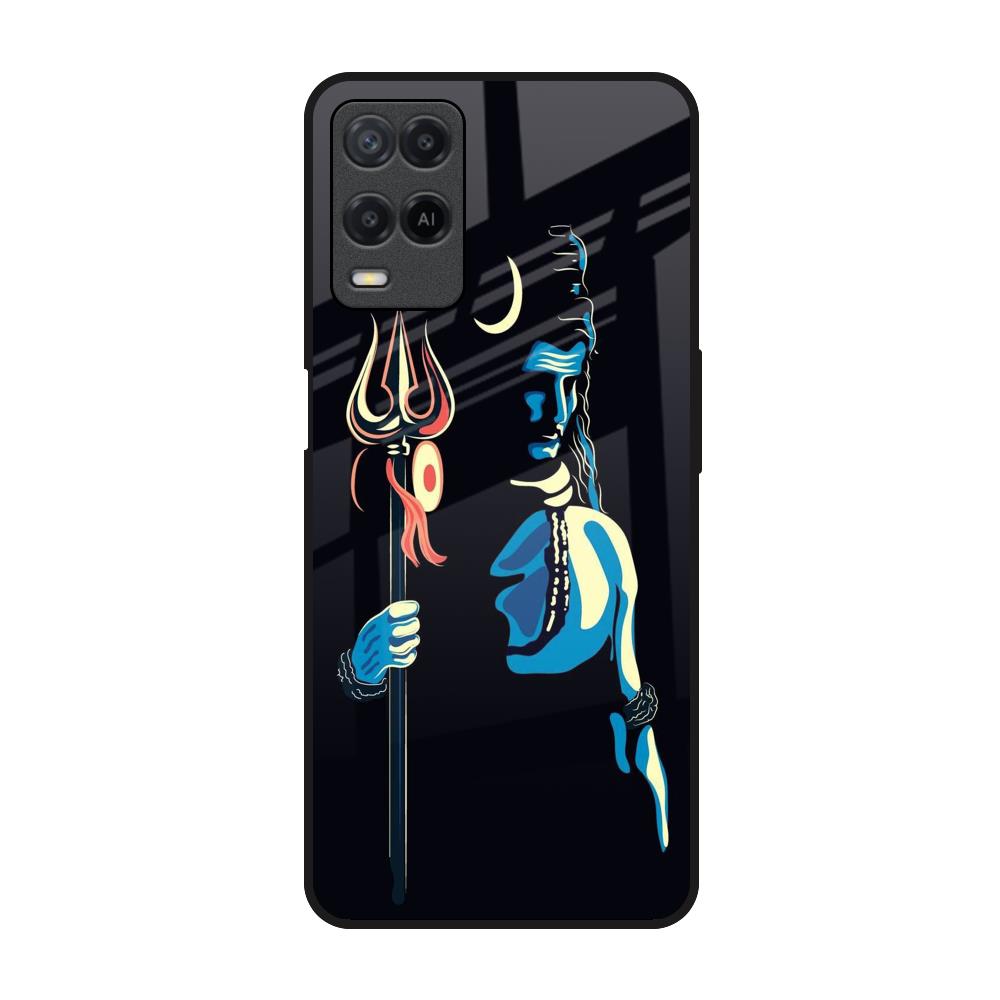 Mahakal Realme 8 Glass Back Cover Online
