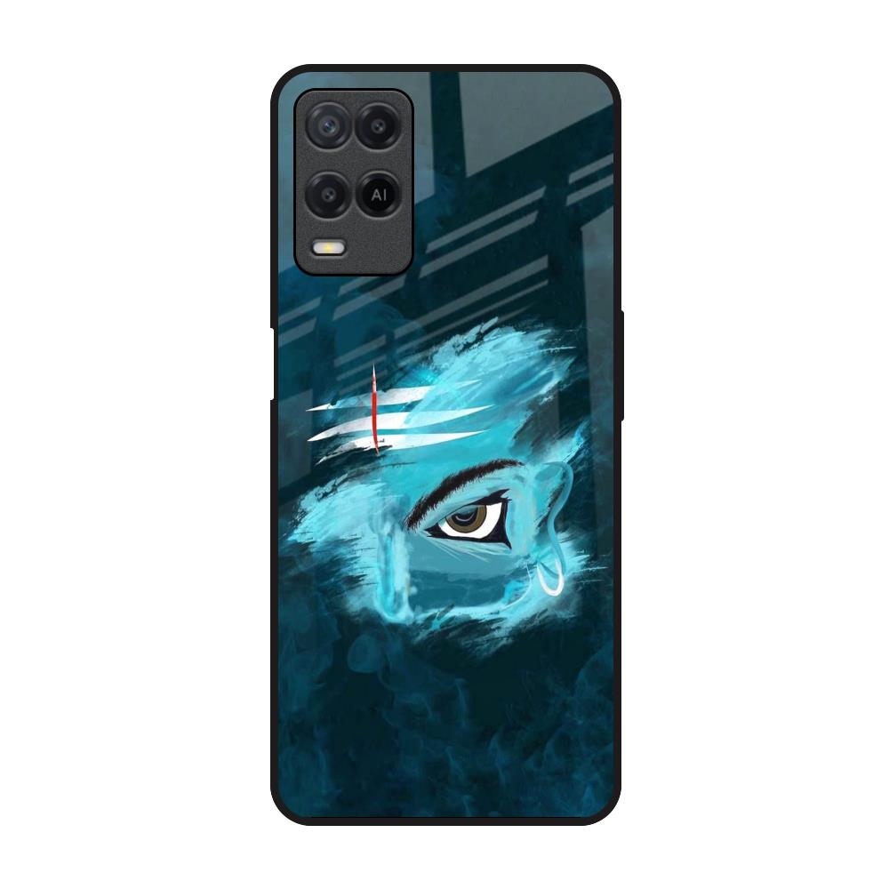 Power Of Trinetra Realme 8 Glass Back Cover Online