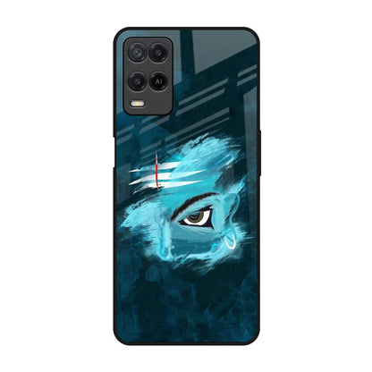 Power Of Trinetra Realme 8 Glass Back Cover Online
