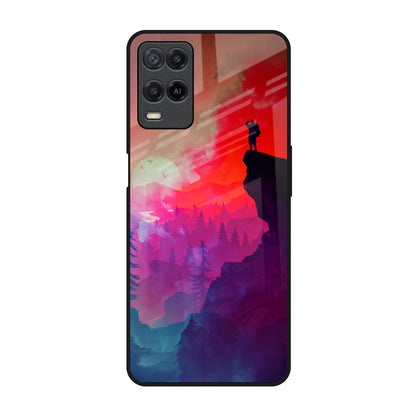 Dream So High Realme 8 Glass Back Cover Online