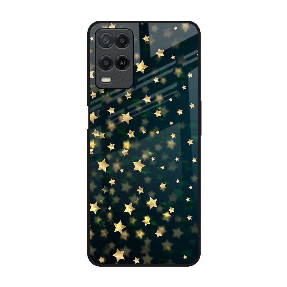 Dazzling Stars Realme 8 Glass Back Cover Online