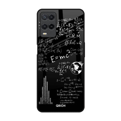 Funny Math Realme 8 Glass Back Cover Online