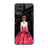 Fashion Princess Realme 8 Glass Back Cover Online