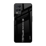 Follow Your Dreams Realme 8 Glass Back Cover Online