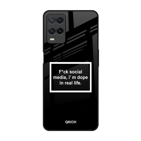 Dope In Life Realme 8 Glass Back Cover Online