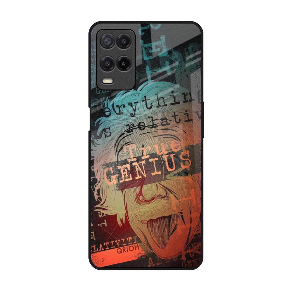 True Genius Realme 8 Glass Back Cover Online