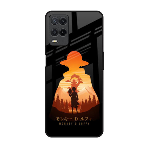 Luffy One Piece Realme 8 Glass Back Cover Online