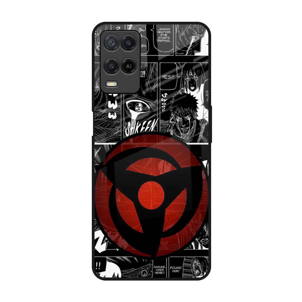 Sharingan Realme 8 Glass Back Cover Online