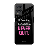 Be Focused Realme 8 Glass Back Cover Online